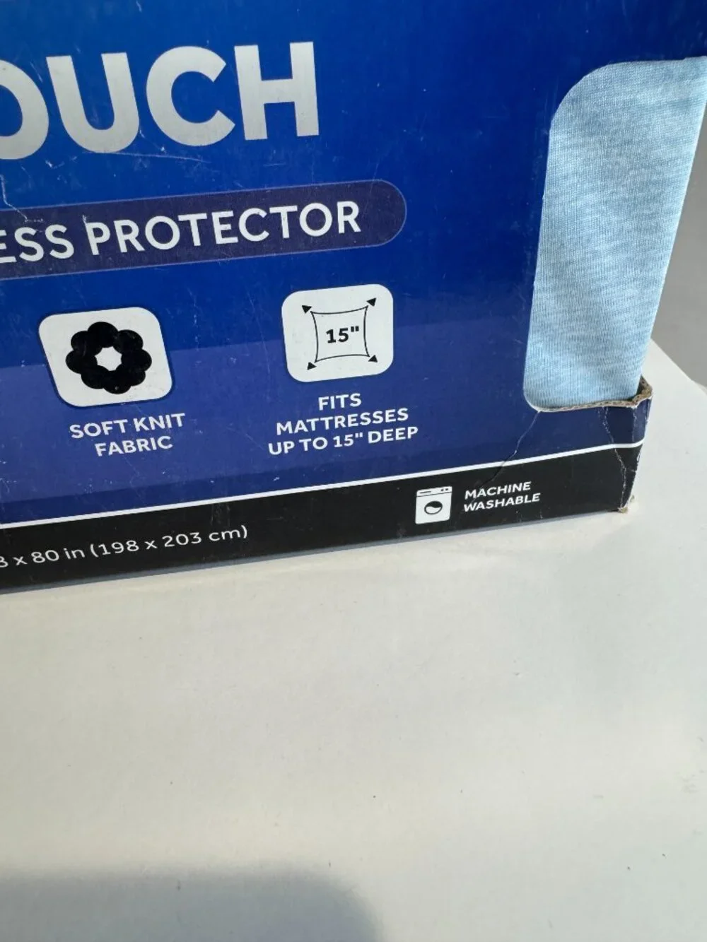 Sealy Cool Touch King Fitted Waterproof Mattress Protector Brand NEW